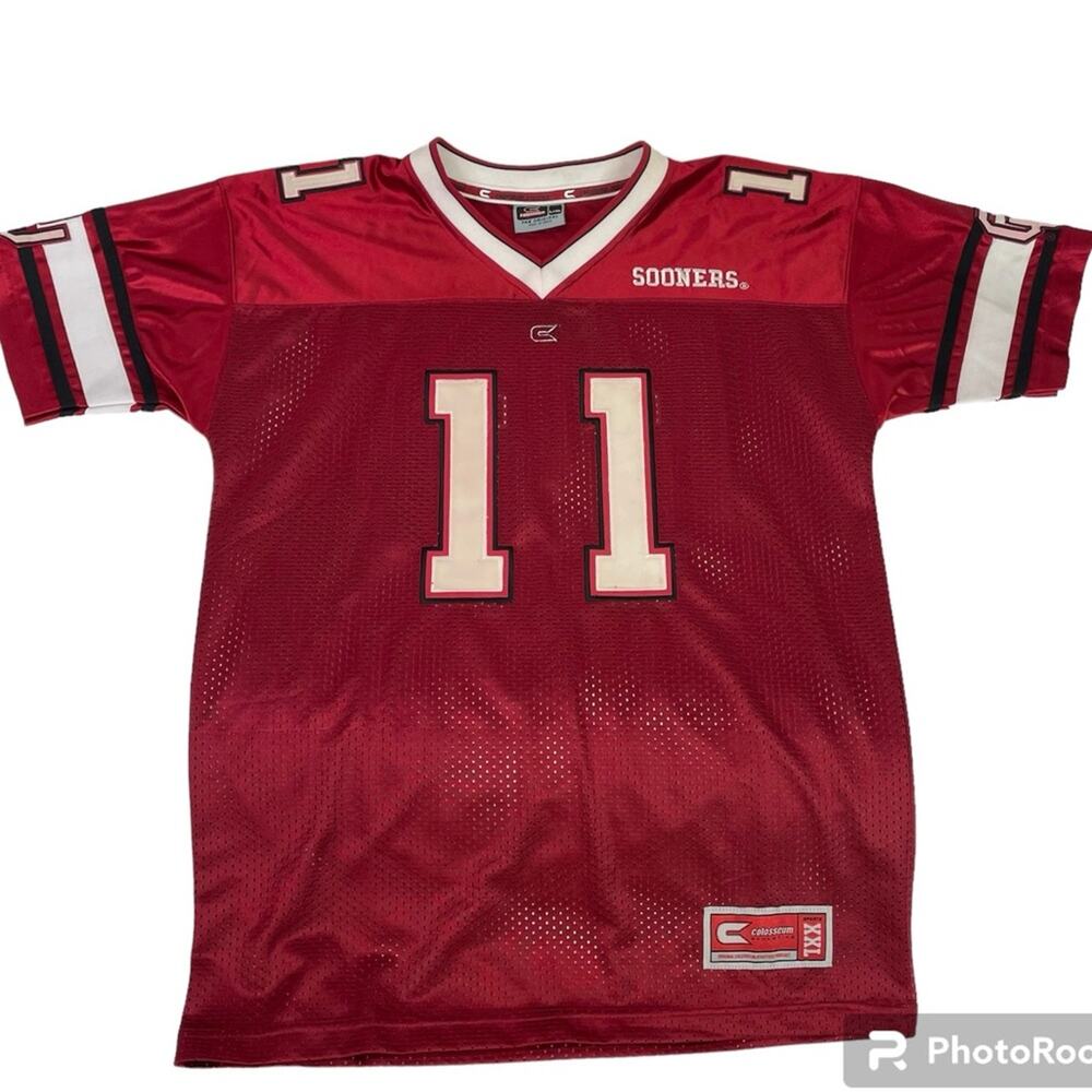 University of Oklahoma Vintage Jersey Football Kids L/XL OU Boomer Sooner